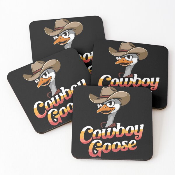 Item preview, Cowboy goose - Yeehaw goose - Goose in boots - Goose on the loose - Western goose - Silly goose - Honky tonk goose - Cowgirl duck designed and sold by JansenGS.