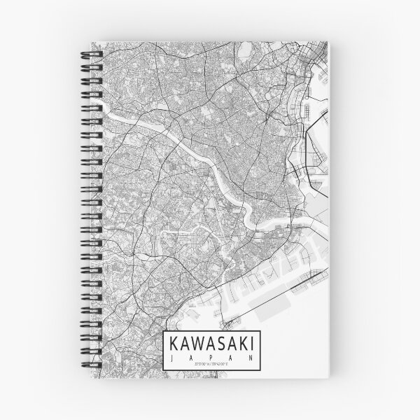 Item preview, Kawasaki City Map of Kanagawa, Japan - Light designed and sold by deMAP.
