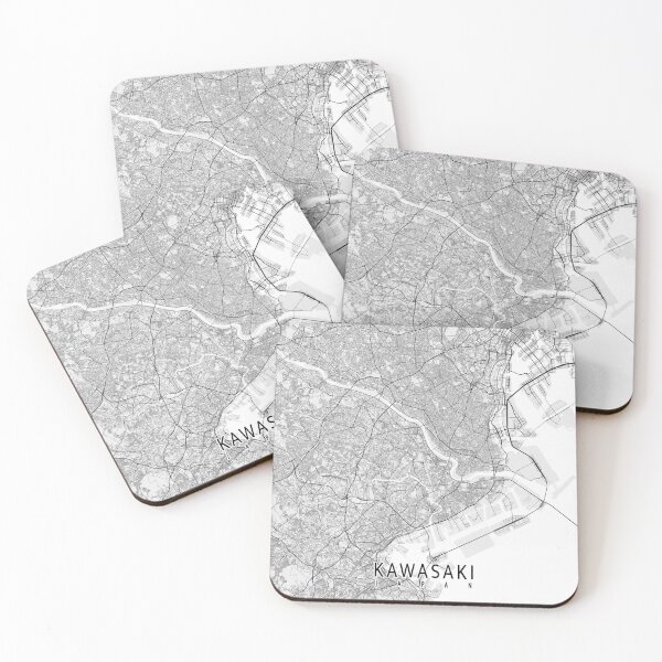 Item preview, Kawasaki City Map of Kanagawa, Japan - Light designed and sold by deMAP.