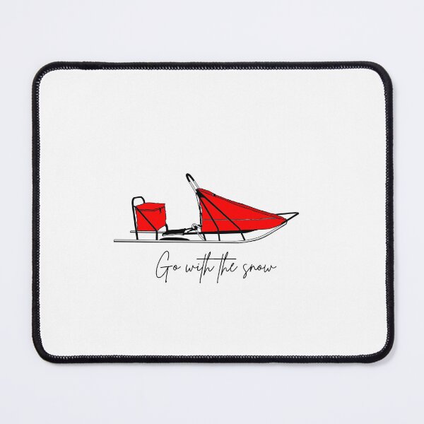 Item preview, Go With The Snow (red) designed and sold by Riot Dogs.