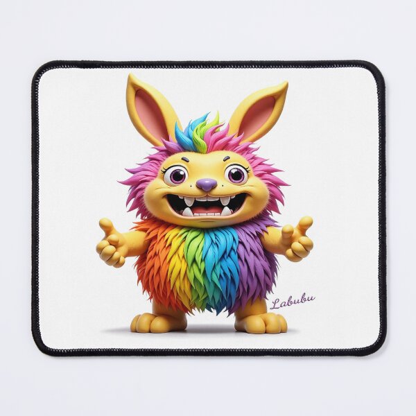 Item preview, Happy, Hair, Gay, LBGQ+, Colourful, Original Labubu designed and sold by Huskyyy Designs.