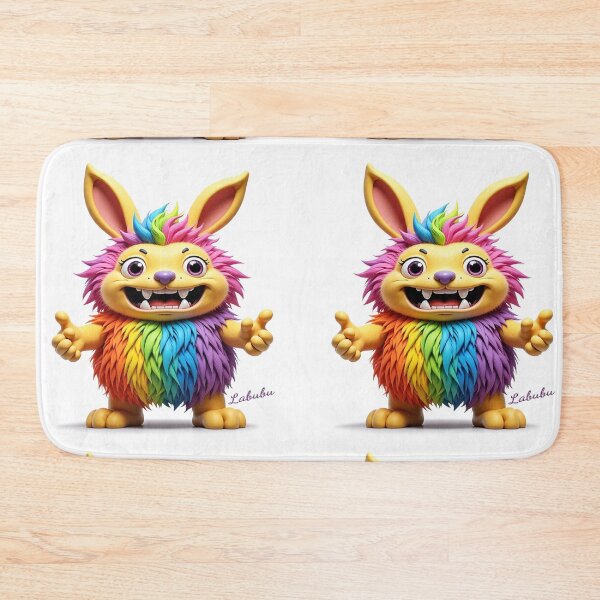 Item preview,  Happy, Hair, Gay, LBGQ+, Colourful, Original Labubu designed and sold by Huskyyy Designs.