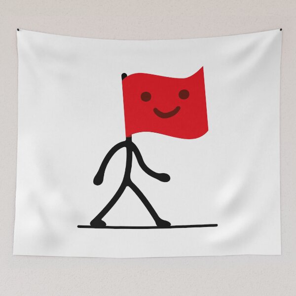 Item preview, Walking Red Flag designed and sold by PaulSDesign.