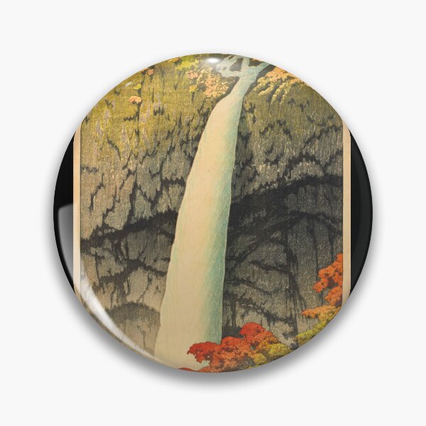 Item preview, Nikko Kegon Taki (Kegon Waterfall, Nikko) by Hasui Kawase | Japanese Waterfall Poster | Japandi Nature Wall Art designed and sold by artofuniverse.