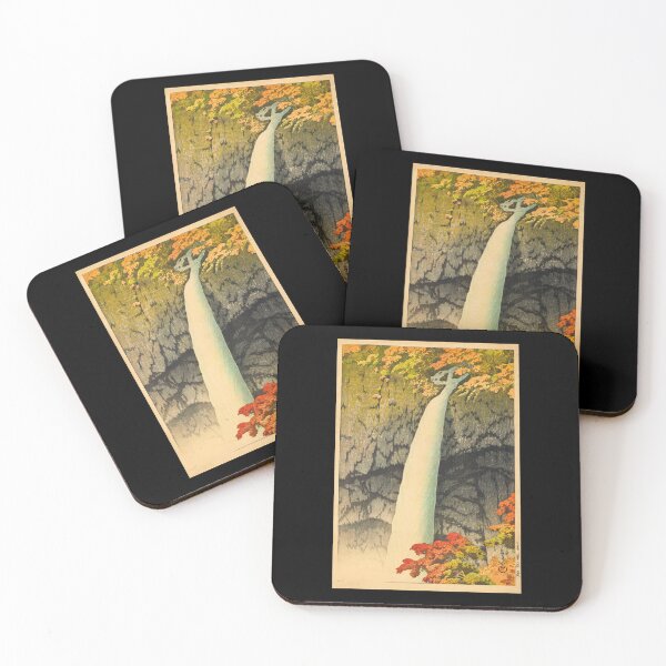 Item preview, Nikko Kegon Taki (Kegon Waterfall, Nikko) by Hasui Kawase | Japanese Waterfall Poster | Japandi Nature Wall Art designed and sold by artofuniverse.