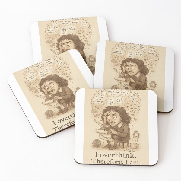 Item preview, Philosopher Parody: Overthinking as Existence designed and sold by Coreygwelch.