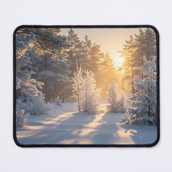 Item preview, Frozen Pine Forest at Dawn designed and sold by EpicEarthscapes.