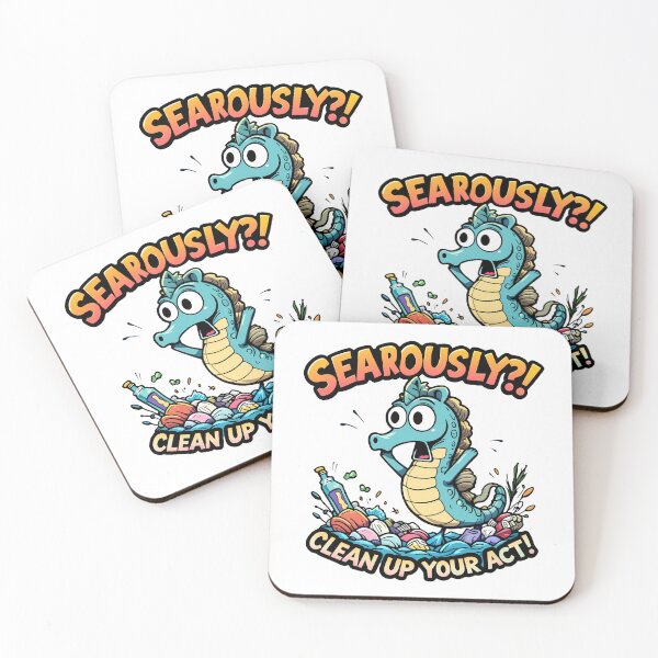 Item preview, Seariously?! Clean Up Your Act - World Ocean Day Design designed and sold by IndulgentBob.