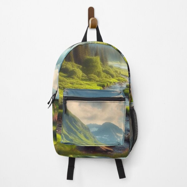 Item preview, Mystical mountain landscape with river – Nature’s Serenity in a stunning harmony of water and mountains designed and sold by FotoworldEdel.