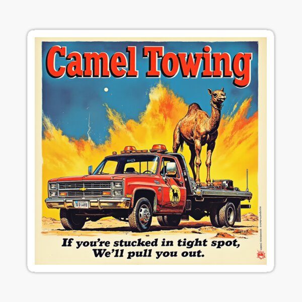 Item preview, Camel Tow-ing, Naughty Tow Truck, Camel Toe, Retro,Funny Design designed and sold by Huskyyy Designs.