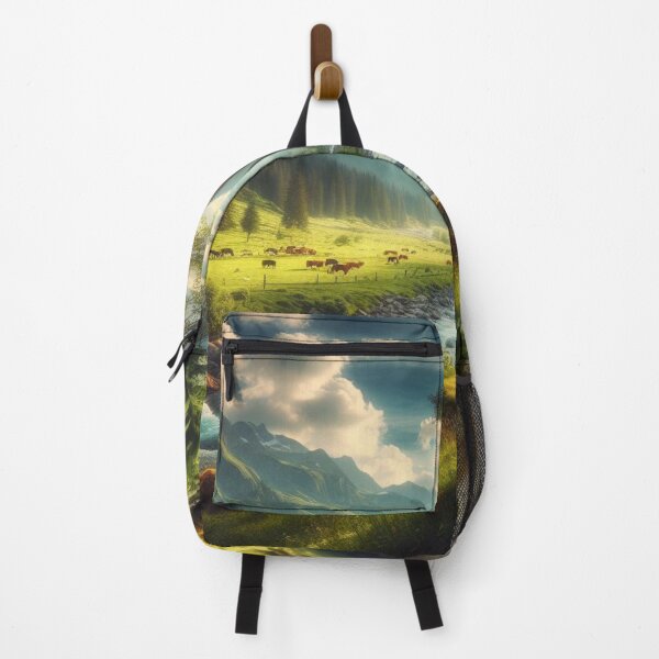 Item preview, Mystical mountain landscape with river – Nature’s Serenity in a stunning harmony of water and mountains designed and sold by FotoworldEdel.
