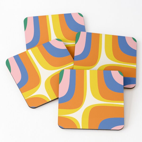 Item preview, Colorful Abstract Retro Groove Pop Pattern designed and sold by kierkegaard.