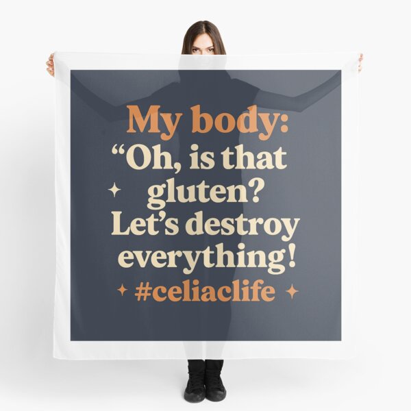 Artikel-Vorschau von Mein Körper gegen Gluten #CeliacLife Glutenfrei, designt und verkauft von Okayish Things.