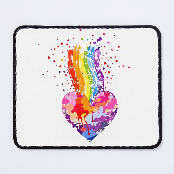 Item preview, Radiant Heart – Flaming Rainbow Pride Love designed and sold by Red_5.