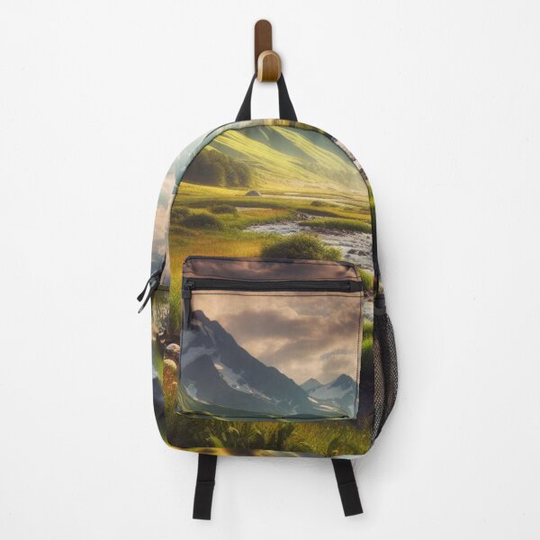 Item preview, Mystical mountain landscape with river – Nature’s Serenity in a stunning harmony of water and mountains designed and sold by FotoworldEdel.