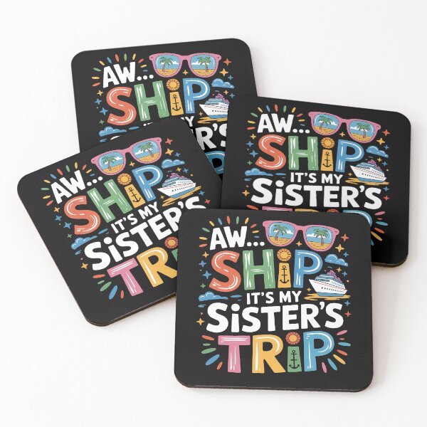 Item preview, Funny Aw Ship It's A Sisters Trip 2025 Matching Cruise Ship designed and sold by 07Art.