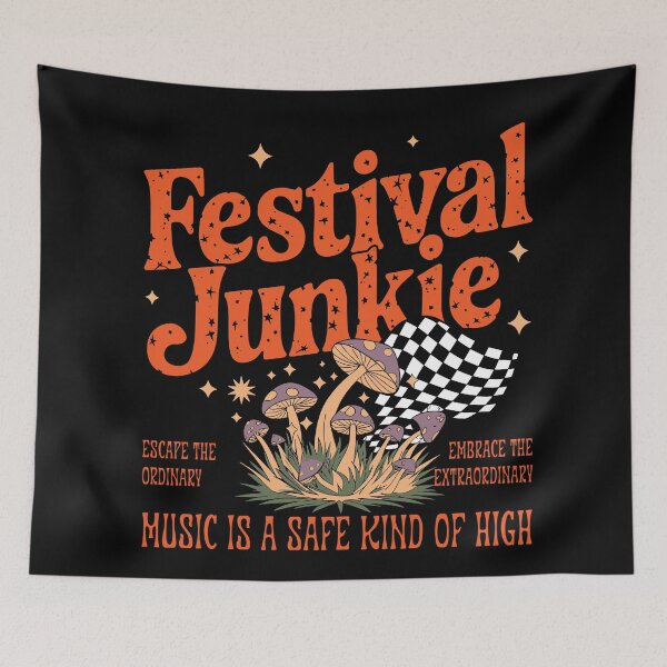 Item preview, Festival Junkie – Psychedelic Music Design designed and sold by TipTop GFX.
