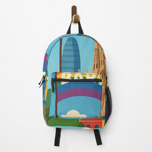 Item preview, Barcelona Skyline with Rainbow Pride and Sagrada Família designed and sold by Aryabek.