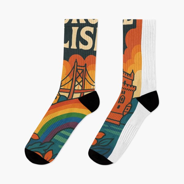 Item preview, Lisbon EuroPride with Rainbow Arch and Historic Icons designed and sold by Aryabek.