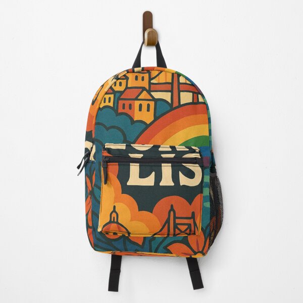 Item preview, Lisbon EuroPride with Rainbow Arch and Historic Icons designed and sold by Aryabek.