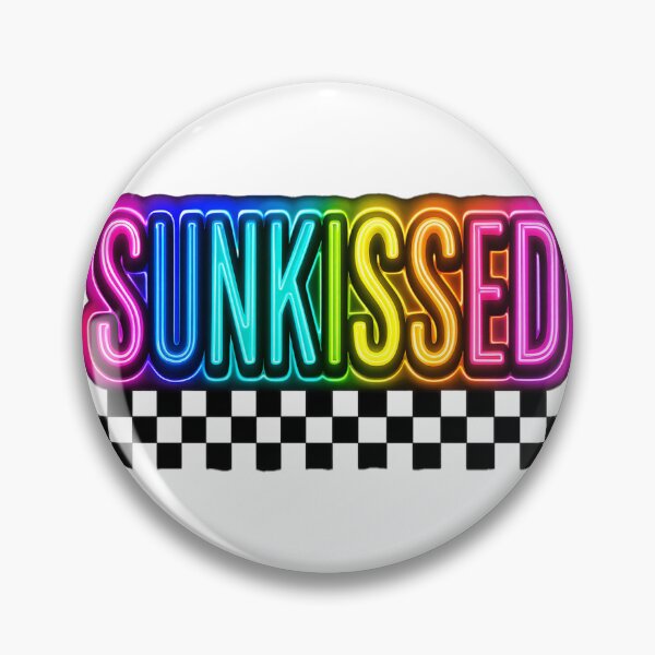 Item preview, Neon sunkissed｜Tanned｜Varsity summer｜Neon summer｜Checkered summer｜Lake｜Sunkissed shirt｜Summer vacation png｜Summertime designed and sold by PixelBlooming.