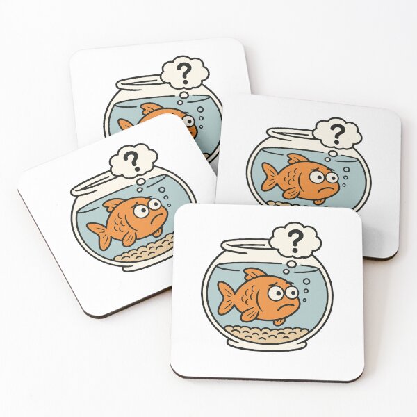 Artikelvorschau, Existenzieller Goldfisch entworfen und verkauft von Okayish Things.