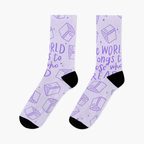 Item preview, The world belongs to those who read purple designed and sold by Aakanksha97.