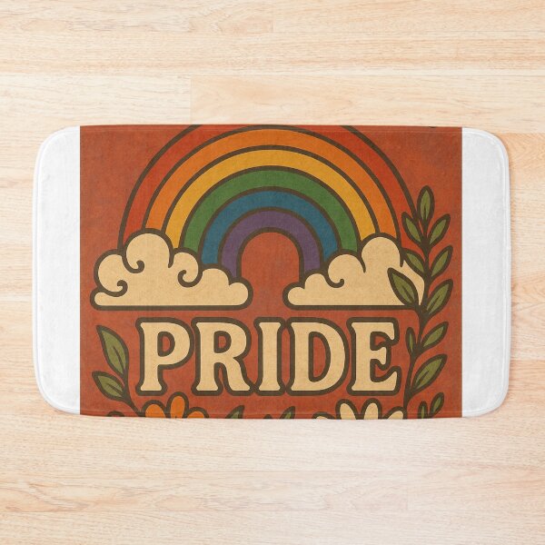Item preview, Yakima Pride Gay Rainbow with Flowers and Folk Art Vibe designed and sold by Aryabek.