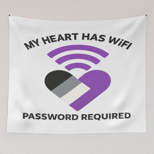 Item preview, WiFi Heart – Demisexual Connection Only designed and sold by Rajasekar.