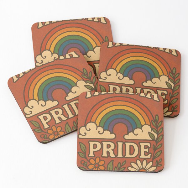 Item preview, Yakima Pride Design with Floral Frame and Rainbow Arch designed and sold by Aryabek.