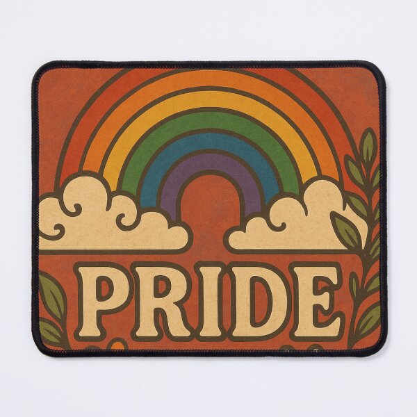 Item preview, Yakima Pride Design with Floral Frame and Rainbow Arch designed and sold by Aryabek.