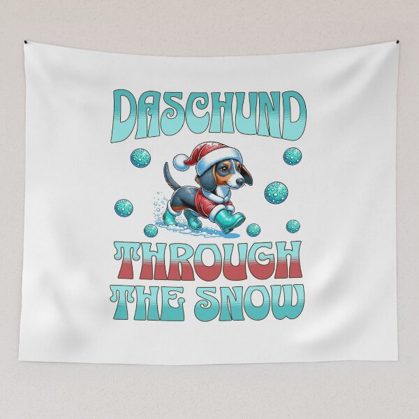 Item preview, Daschund Christmas designed and sold by BritishDelights.