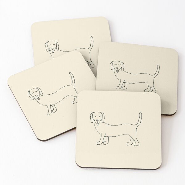Item preview, Chilly Dachshund - Minimalist Dog Drawing designed and sold by Vision Illustrated.