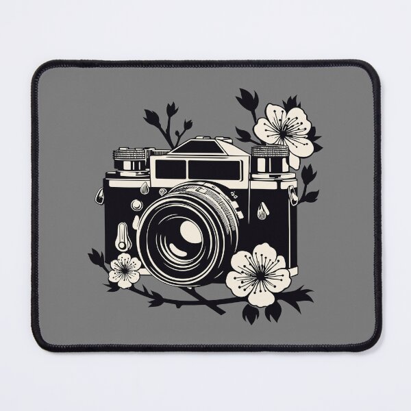 Item preview, Vintage Camera With Cherry Blossoms designed and sold by BRU Design.