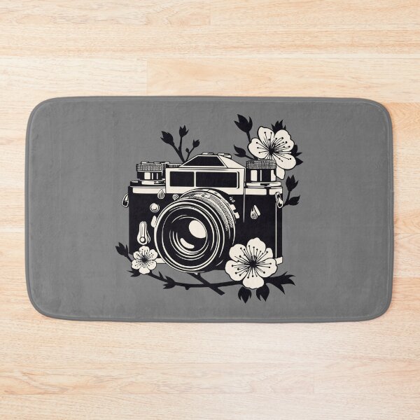 Item preview, Vintage Camera With Cherry Blossoms designed and sold by BRU Design.