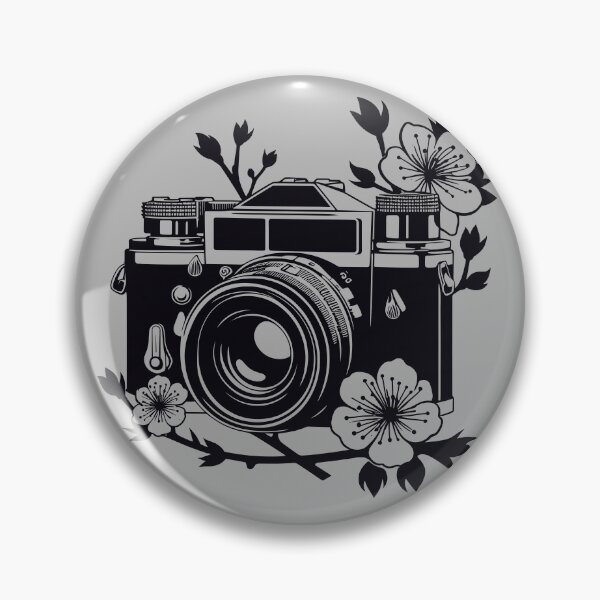 Item preview, Cherry Blossom Camera Silhouette designed and sold by BRU Design.