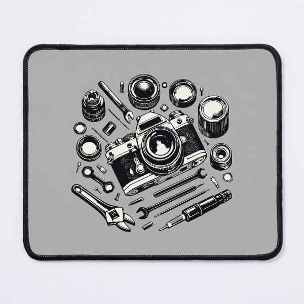 Item preview, Camera Repair Tools Illustration Art designed and sold by BRU Design.