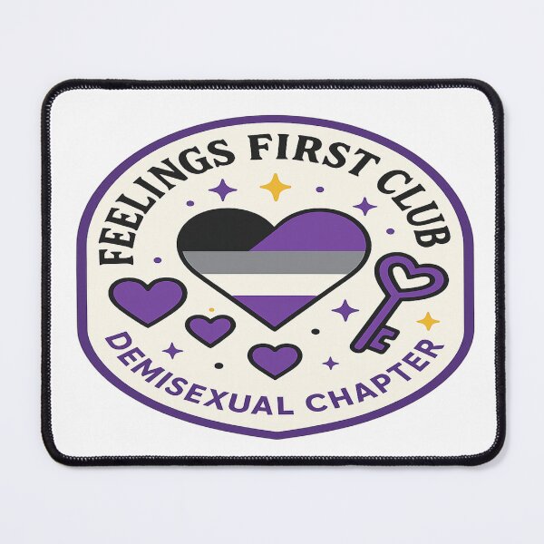 Item preview, Feelings First Club – Demisexual Chapter: Emblem of Emotional Pride designed and sold by Rajasekar.