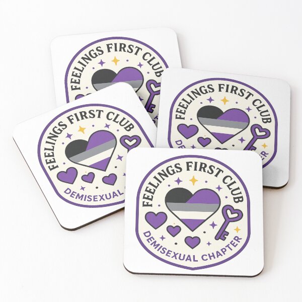 Item preview, Feelings First Club – Demisexual Chapter: Emblem of Emotional Pride designed and sold by Rajasekar.
