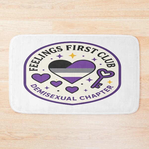 Item preview, Feelings First Club – Demisexual Chapter: Emblem of Emotional Pride designed and sold by Rajasekar.