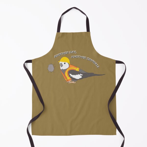 Item preview, Whiteface Cockatiel Construction Joke – Drywall Damage Bird Meme designed and sold by Birbosaurus.