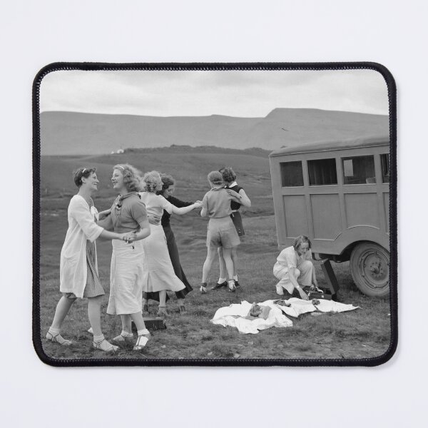 Item preview, Girls dancing together outdoors in the 1930's designed and sold by Photopat.