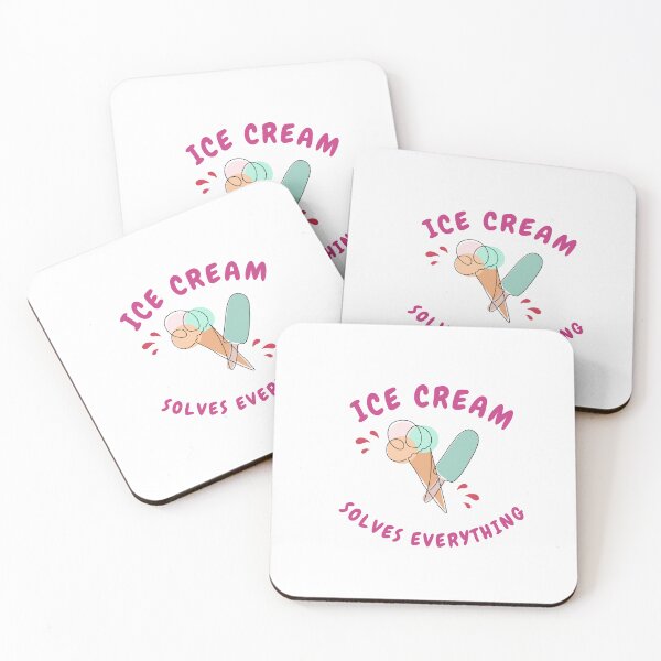 Item preview, Ice Cream solves everything - 1 designed and sold by askdesigncgn.