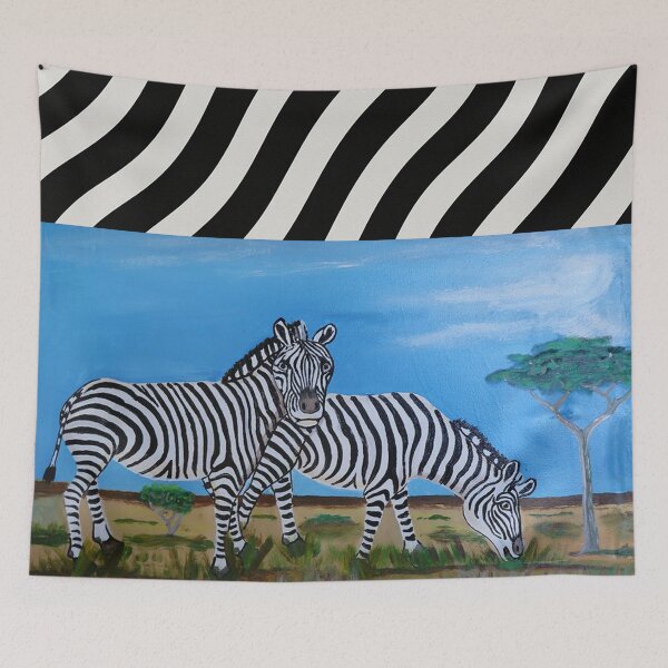 Item preview, Zebra Axis grazing  designed and sold by annenambiro.