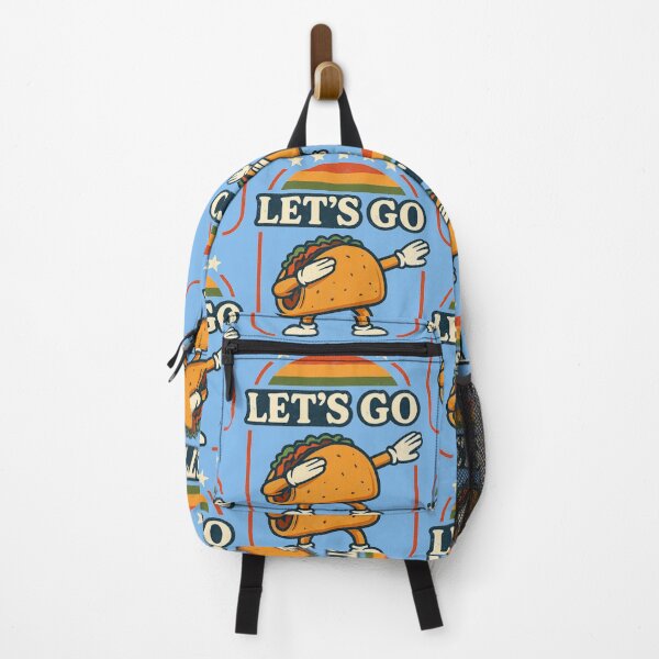 Item preview, Cartoon Tariff Taco Dab Artwork Retro Sunset Style Let's Go designed and sold by Art2Me.