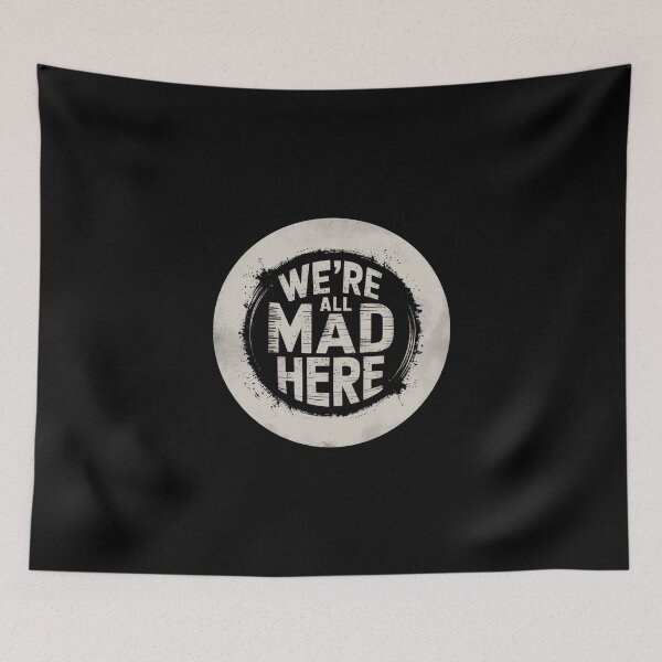 Item preview, We're all mad here - Tom Waits - Vintage - Rock - Grunge - Electro - Classic - Retro designed and sold by SentientGallery.