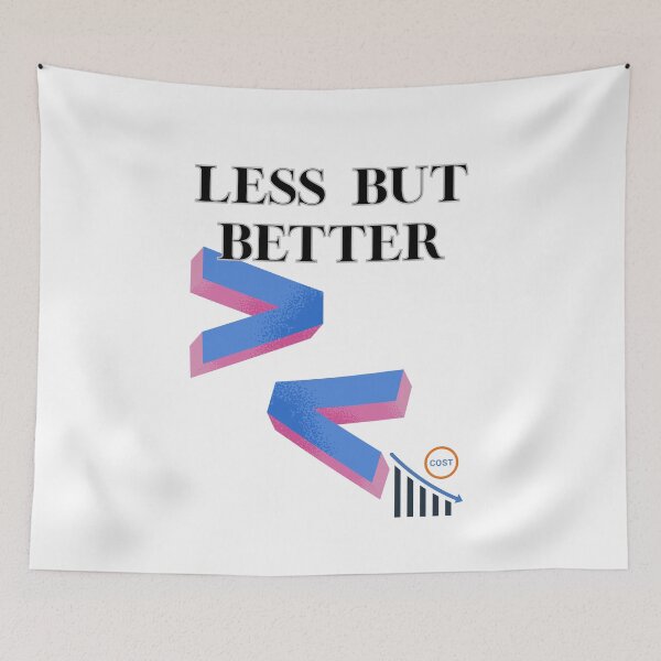 Item preview, Less But Better – Simplify. Focus. Elevate. designed and sold by Happyfreedom.