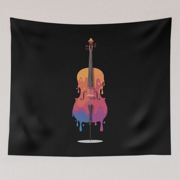 Item preview, Melting Gradient Abstract Cello designed and sold by BRU Design.