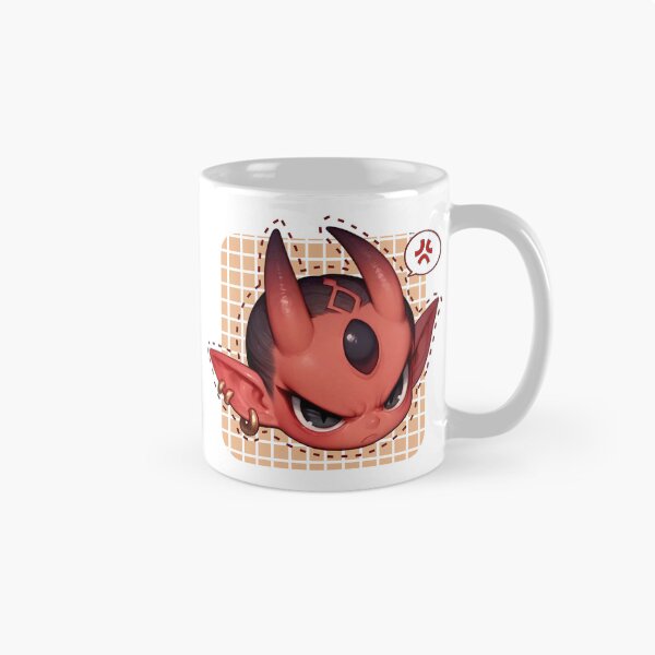 Item preview, Angry Cute Demon Illustration  designed and sold by FarieArt.