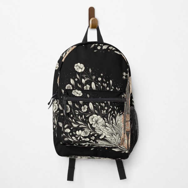 Item preview, Floral Cello Botanical Swirl Art designed and sold by BRU Design.